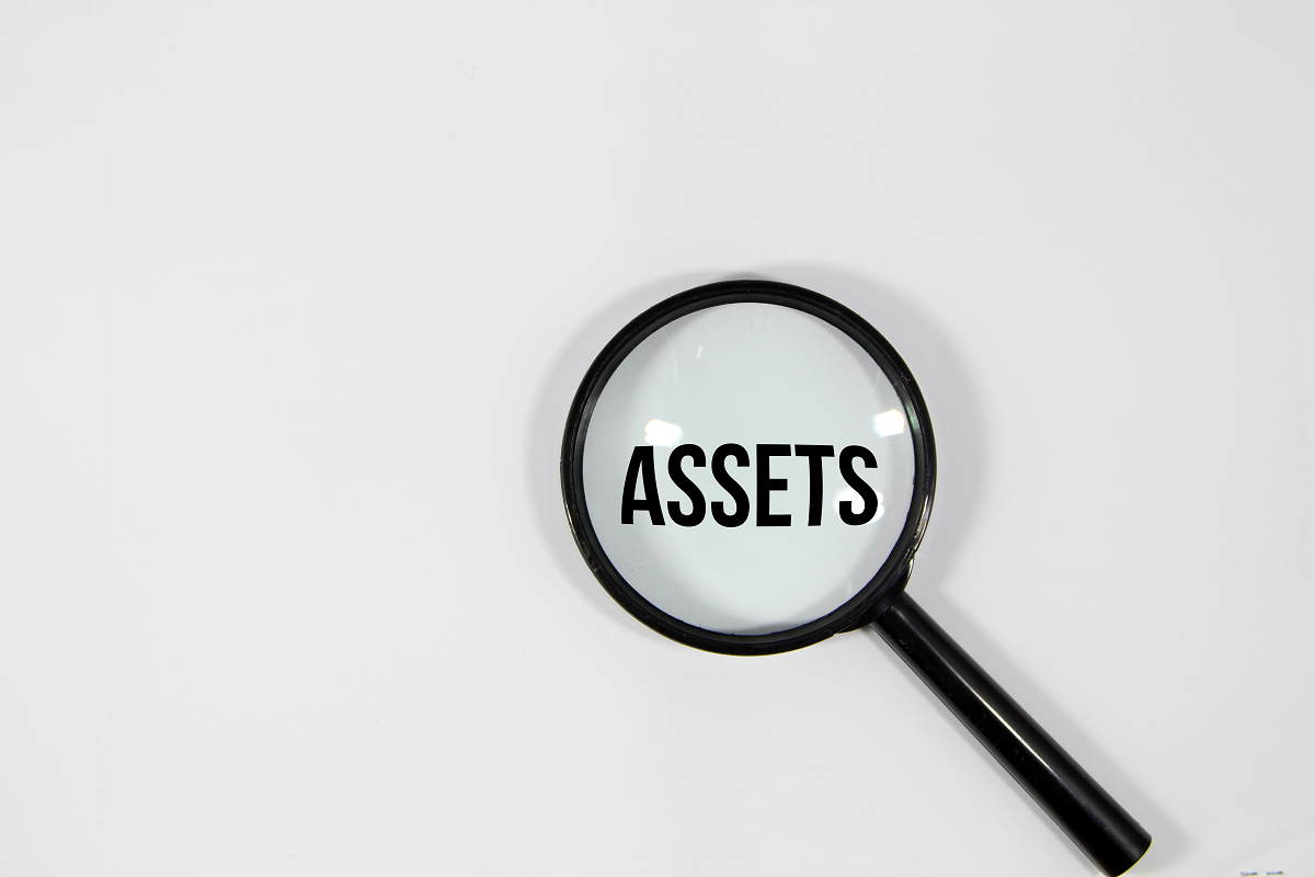 Conducting business asset searches, tangible assets