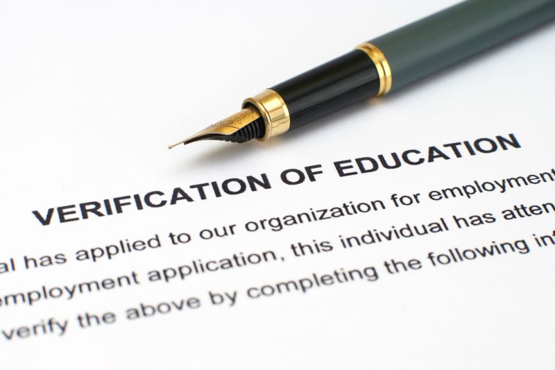 Our Services - Verification of Education